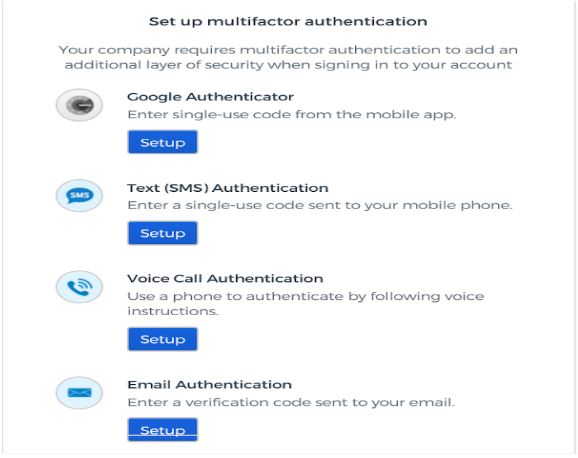 Authenticator Setup